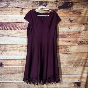 NWT Donna Ricco eyelet hem dress size 16